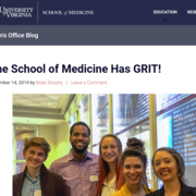 UVA GRIT Featured in the Dean's Office Blog from the School of Medicine