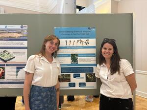 Emma & Meghan's poster at the Environmental Futures Forum in October '25 (2)