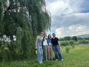 Lab members at the Forest Genetics Conference in State College, Pennsylvania at the end of June.