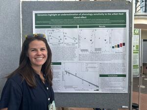 Dr. Blumstein presenting her work at the Forest Genetics Conference 2025.
