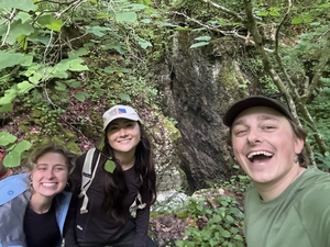 at a sinkhole!