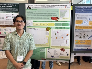 Ben and his poster!