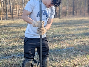 ben getting to work