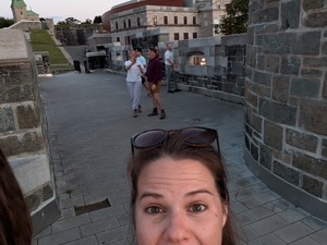 on the fort