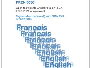 FREN 3036 Introduction to Translation