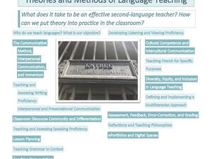 Theories and Methods of Language Teaching