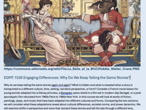 Course Poster for EGMT 1530