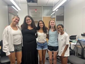 Group photo of Learning Hub students