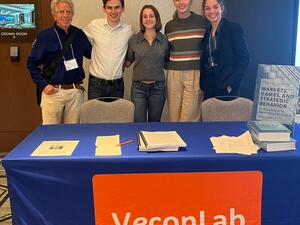 (left to right) Charlie Holt, Brian Buck, Juliette Sellgren, Madeleine Green, and Erica Sprott at ESA 2023 Conference