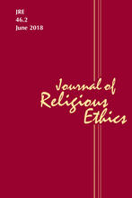 Cover of journal of religious ethics v46 issue 2