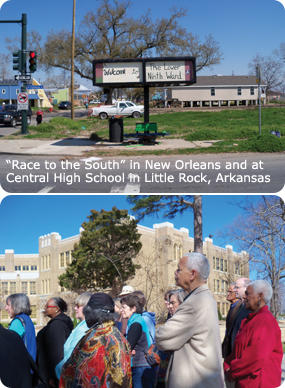 Photo of "Race to the South" in New Orleans & Central HS in Little Rock, Arkansas