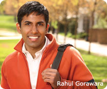 Rahul, a male student