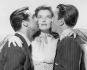 Cay Grant, Katharine Hepburn, and Jimmy Stewart in The Philadephia Story