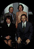 ​​​​​​​Commission chairs (left to right) Robert Chapel, Anita K. Jones, Rebecca D. Kneedler, and Brantly Womack.