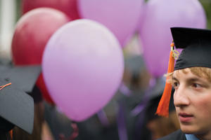 balloons at graduation