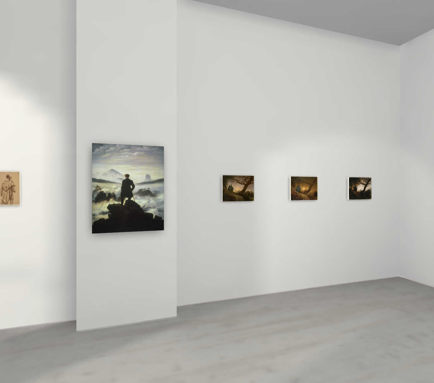 Screenshot of Friedrich exhibit on Kunstmatrix