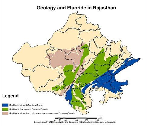 geology and floride in rajasthan