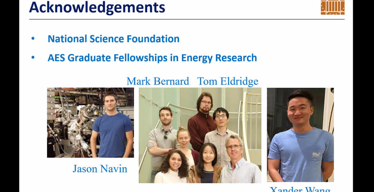 Screencap of the presentation given by Dr. Ian Harrison.