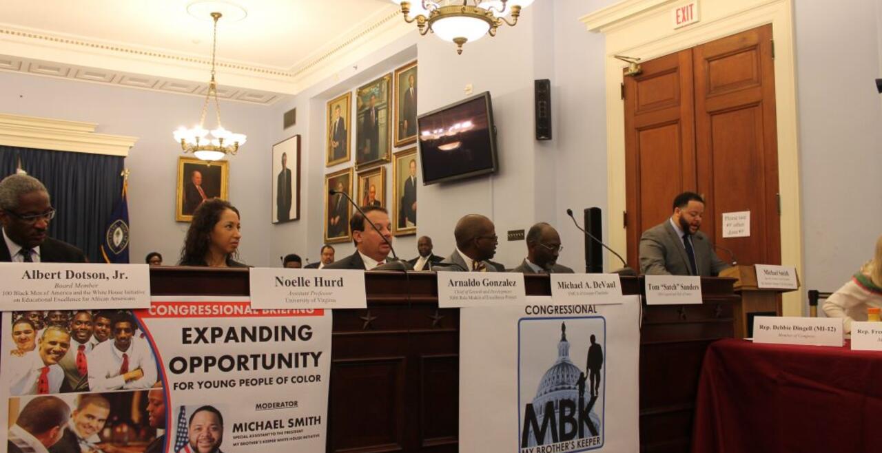 A photo of Dr. Noelle Hurd at the 2016 Congressional Briefing on Mentoring
