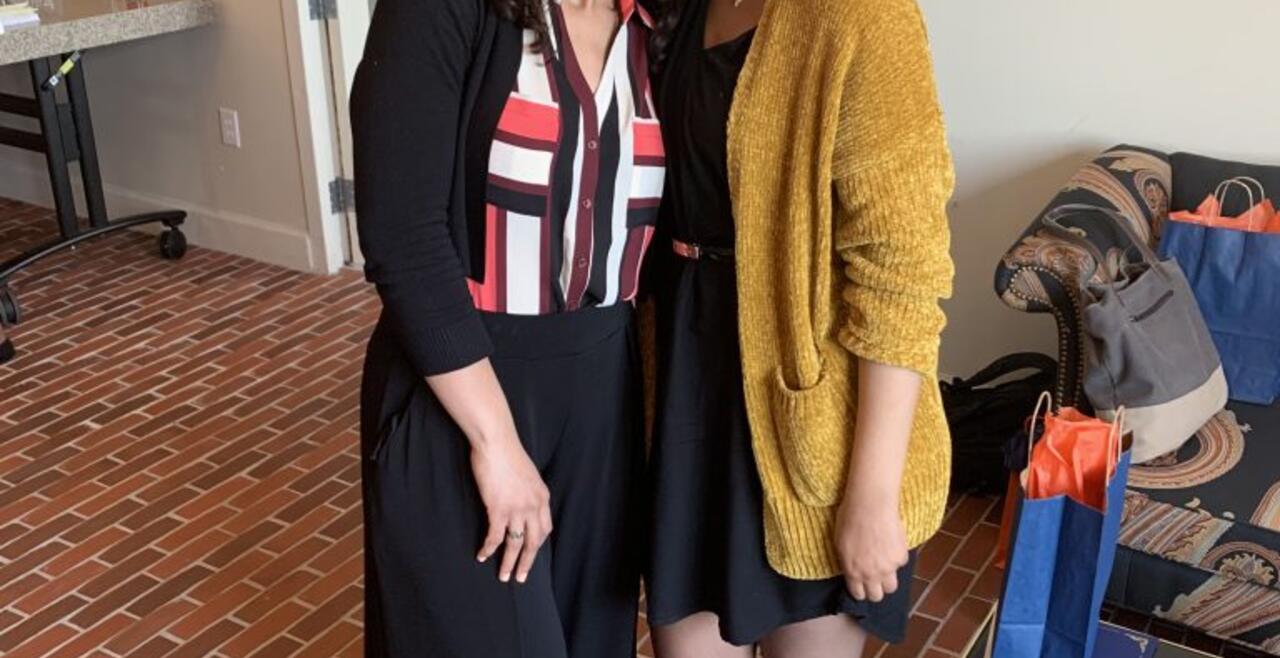 Labmates, Bianka and Janelle celebrating at the 2019 Annual Diversity Dinner! 