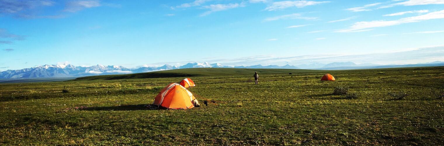 tent in arctic