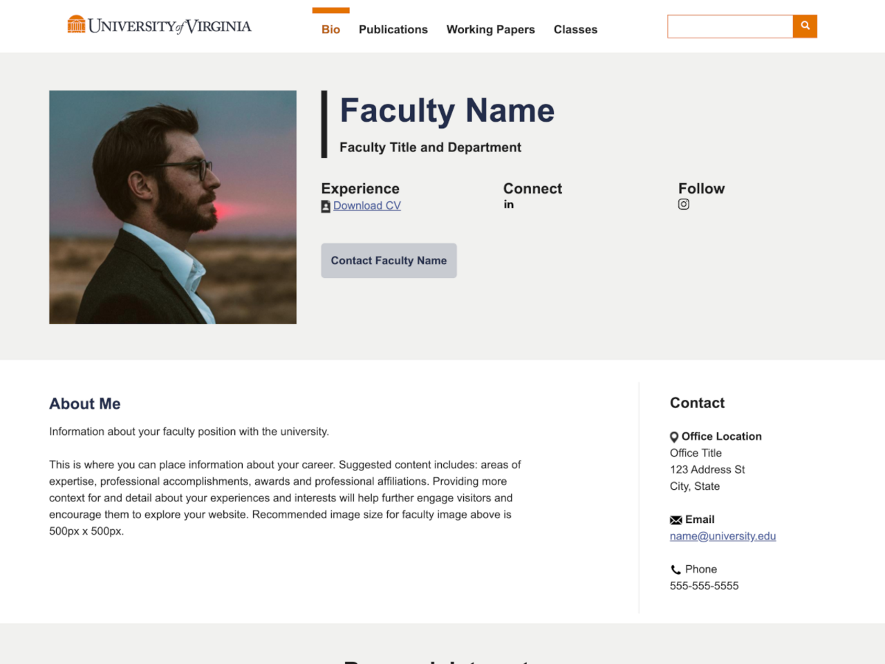 UVA Bowen screenshot