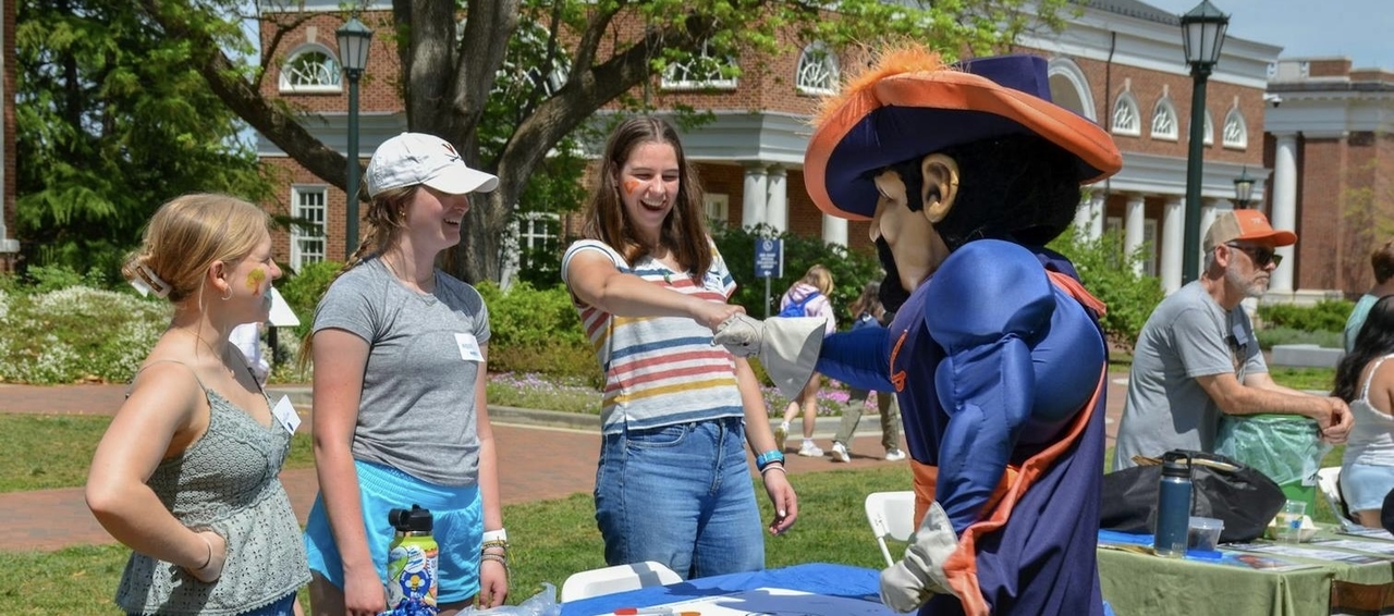 NWG members tabling & being supported by Cav Man.