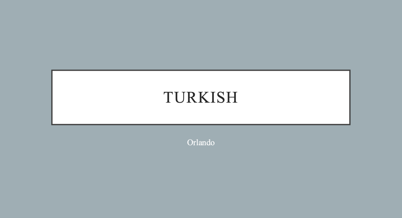 Turkish title