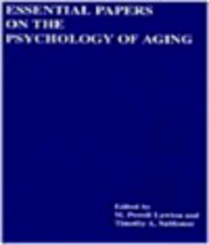 Essential papers on the psychology of aging