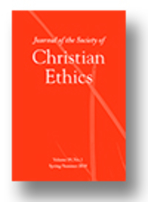 Journal of the Society of Christian Ethics Cover
