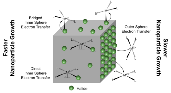 Link to Halide-Assisted Metal Ion Reduction: Emergent Effects of Dilute Chloride, Bromide, and Iodide in Nanoparticle Synthesis